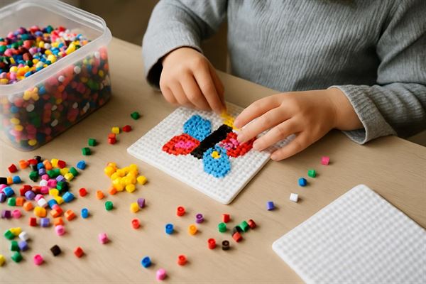 Hama perler - kreativ leg og udvikling